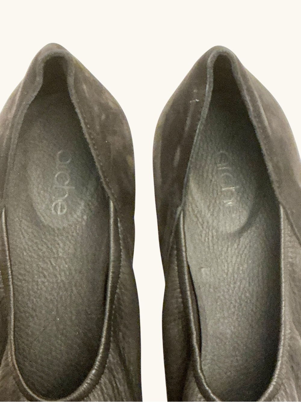 Arche Black Leather Ballet Flats Slip-On Comfort Shoes Women’s Size- EU 40/9 - Picture 7 of 16
